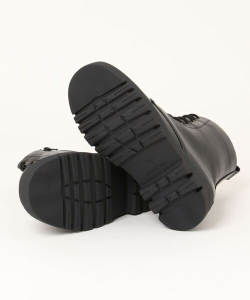 Honeys（ハニーズ）の「厚底レースアップブーツ（ブーツ・レディース・ブラック系その他2/ブラック系その他・M/L/LL/S）」の4枚目の写真