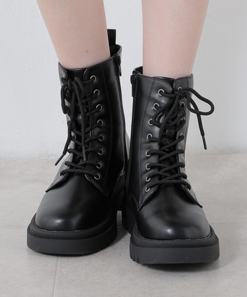 バニーブーツ　厚底　レインブーツ 厚底ムートンニーハイブーツ[zr1451] | レディースファッション