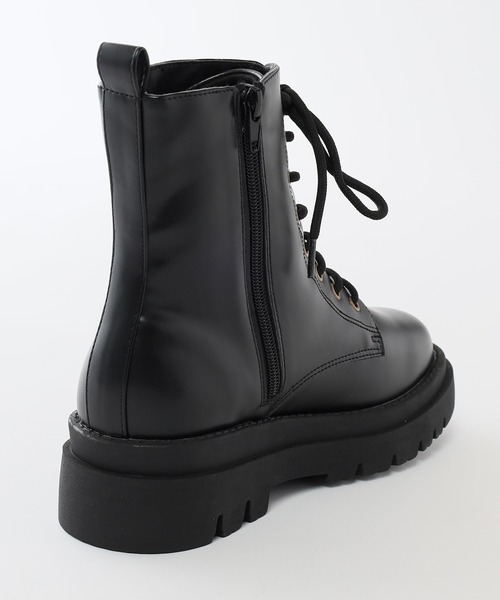 Honeys（ハニーズ）の「厚底レースアップブーツ（ブーツ・レディース・ブラック系その他2/ブラック系その他・M/L/LL/S）」の15枚目の写真
