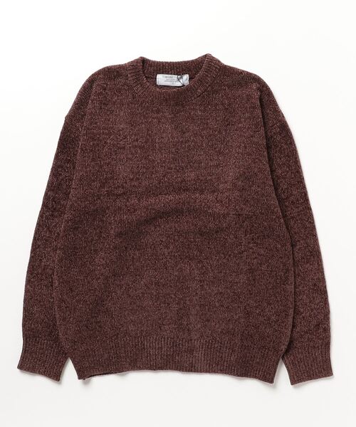 make a ray!(メイク ア レイ!)の「【もちとろニット】 ビッグシルエット クルーネック モールニット/ルームウェア(ニット/セーター・レディース・アイボリー/ブラック/ブラウン/グリーン/ブルー・L/XL/M)」の10枚目の写真