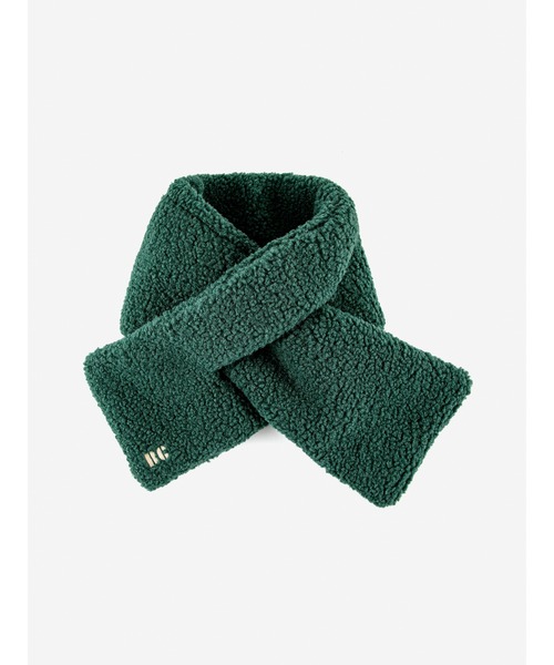 BOBO CHOSES(ボボショーズ)の「Sheepskin Khaki neckwarmer(ネックウォーマー/スヌード・キッズ・カーキ・ONE SIZE)」の3枚目の写真
