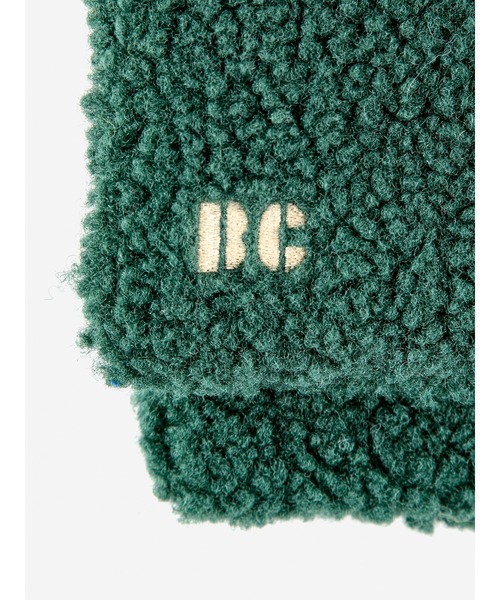 BOBO CHOSES(ボボショーズ)の「Sheepskin Khaki neckwarmer(ネックウォーマー/スヌード・キッズ・カーキ・ONE SIZE)」の2枚目の写真