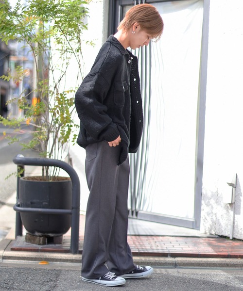 SPINNS(スピンズ)の「【M,L2サイズ展開◎ユニセックスで着用可能】ニットカバーオール(カバーオール・メンズ・ベージュ/ブルー/ブラック・L/M)」の22枚目の写真