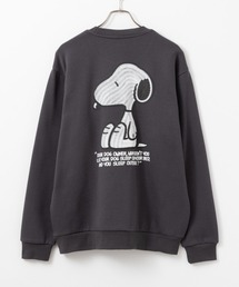 PEANUTS SNOOPY 発泡プリントトレーナー