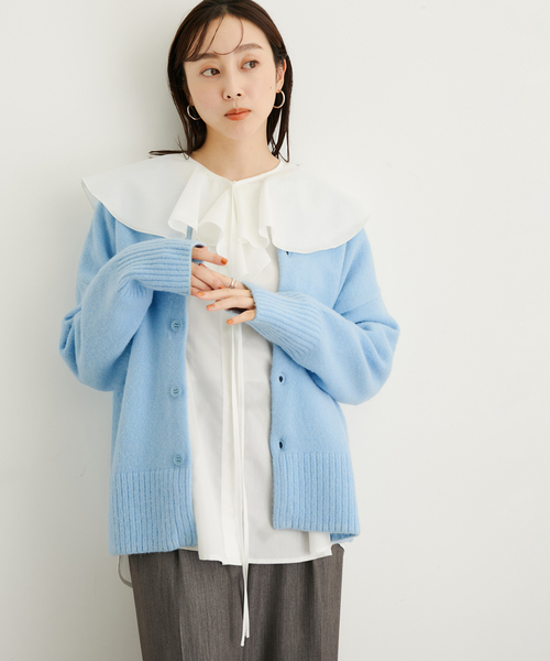 セール】エラスティック2Wayニットカーディガン（カーディガン/ボレロ