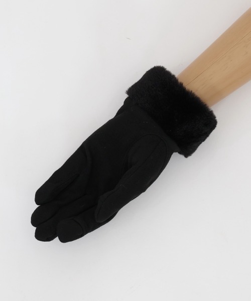 axes femme(アクシーズファム)の「巻き薔薇×ビジューライン手袋(手袋・レディース・ブラック/ワイン/ベージュ・FREE)」の10枚目の写真