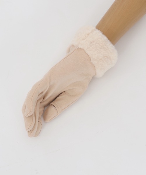 axes femme(アクシーズファム)の「巻き薔薇×ビジューライン手袋(手袋・レディース・ブラック/ワイン/ベージュ・FREE)」の18枚目の写真