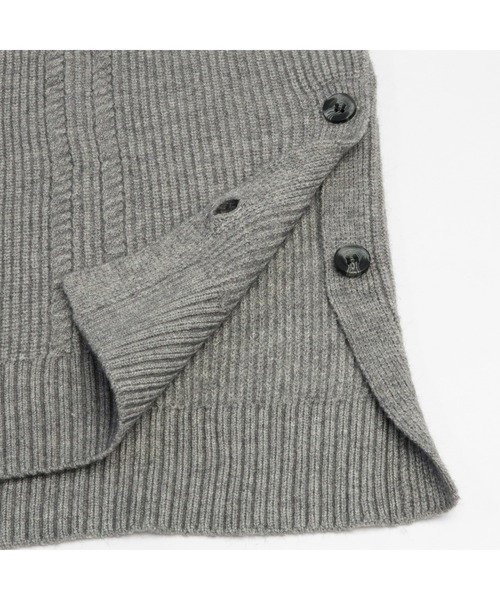 TOKYO SHIRTS（トウキョウシャツ）の「ケーブル柄　ニットベスト（ベスト・レディース・杢グレー/ネイビー/モカ・M/L）」の10枚目の写真
