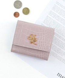ALTROSE | 三つ折り財布 ミニウォレット ボックスコイン クロコ ミニ財布 ジョアンナ(財布)