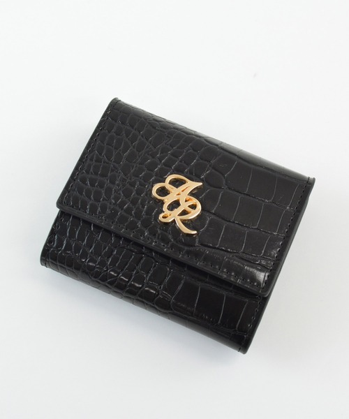 ALTROSE（アルトローズ）の「三つ折り財布 ミニウォレット ボックスコイン クロコ ミニ財布 ジョアンナ（財布・レディース・ピンク/ホワイト/ブラック・FREE）」の22枚目の写真