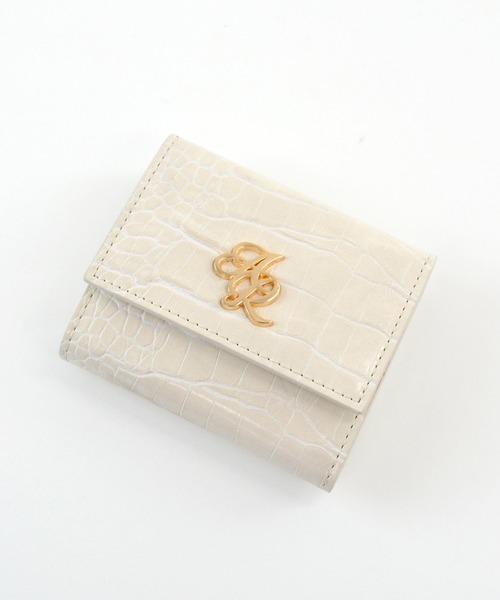 ALTROSE（アルトローズ）の「三つ折り財布 ミニウォレット ボックスコイン クロコ ミニ財布 ジョアンナ（財布・レディース・ピンク/ホワイト/ブラック・FREE）」の20枚目の写真