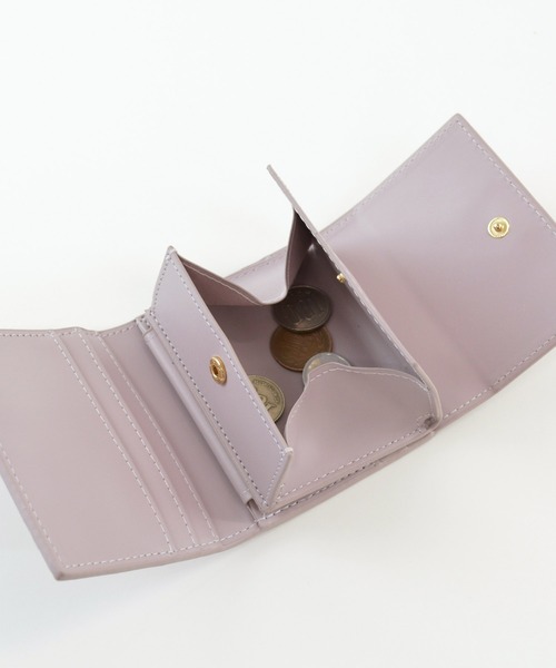 ALTROSE（アルトローズ）の「三つ折り財布 ミニウォレット ボックスコイン クロコ ミニ財布 ジョアンナ（財布・レディース・ピンク/ホワイト/ブラック・FREE）」の7枚目の写真