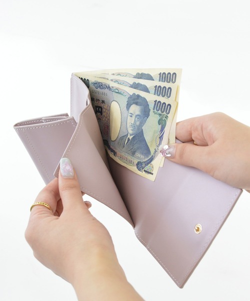 ALTROSE（アルトローズ）の「三つ折り財布 ミニウォレット ボックスコイン クロコ ミニ財布 ジョアンナ（財布・レディース・ピンク/ホワイト/ブラック・FREE）」の11枚目の写真