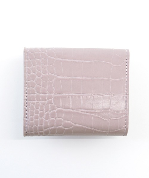 ALTROSE（アルトローズ）の「三つ折り財布 ミニウォレット ボックスコイン クロコ ミニ財布 ジョアンナ（財布・レディース・ピンク/ホワイト/ブラック・FREE）」の18枚目の写真