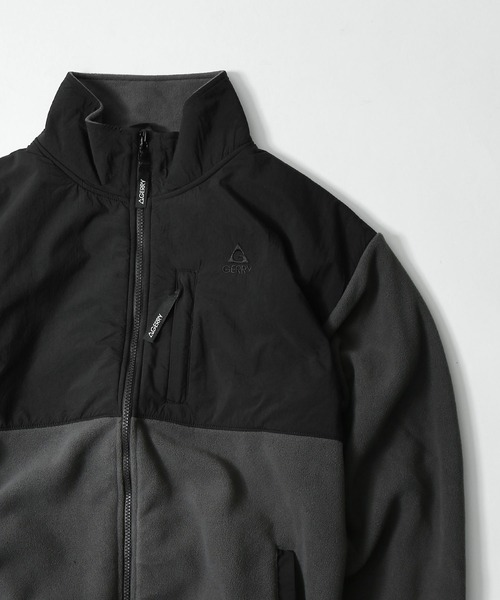 GERRY(ジェリー)の「【GERRY】 ワンポイント ロゴ刺繍 フリース ジャケット(ブルゾン・メンズ・ベージュ/アイボリー/ブラック/グレー・MEDIUM/LARGE/X-LARGE)」の22枚目の写真