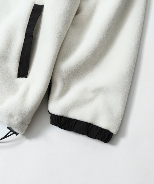 GERRY(ジェリー)の「【GERRY】 ワンポイント ロゴ刺繍 フリース ジャケット(ブルゾン・メンズ・ベージュ/アイボリー/ブラック/グレー・MEDIUM/LARGE/X-LARGE)」の11枚目の写真