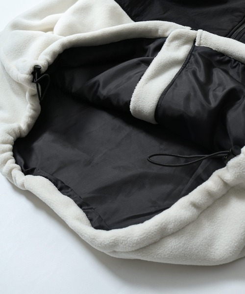 GERRY(ジェリー)の「【GERRY】 ワンポイント ロゴ刺繍 フリース ジャケット(ブルゾン・メンズ・ベージュ/アイボリー/ブラック/グレー・MEDIUM/LARGE/X-LARGE)」の14枚目の写真