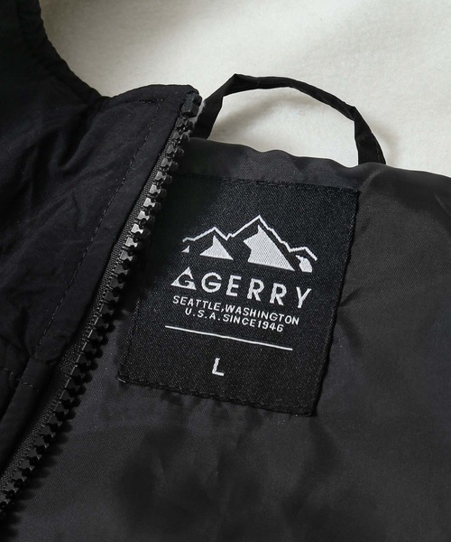 GERRY(ジェリー)の「【GERRY】 ワンポイント ロゴ刺繍 フリース ジャケット(ブルゾン・メンズ・ベージュ/アイボリー/ブラック/グレー・MEDIUM/LARGE/X-LARGE)」の16枚目の写真