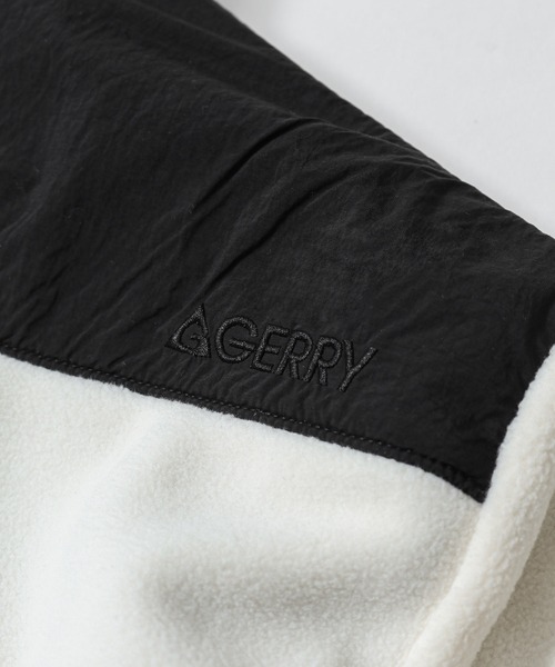 GERRY(ジェリー)の「【GERRY】 ワンポイント ロゴ刺繍 フリース ジャケット(ブルゾン・メンズ・ベージュ/アイボリー/ブラック/グレー・MEDIUM/LARGE/X-LARGE)」の18枚目の写真