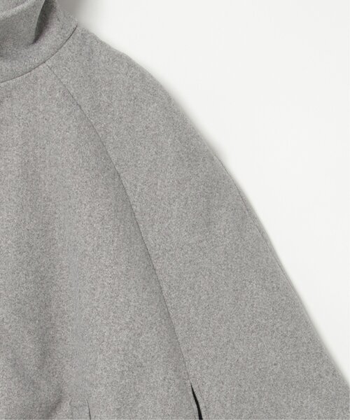 VENCEEXCHANGE（ヴァンスエクスチェンジ）の「フェイクウールポンチョコート（ポンチョ・レディース・ブラウン/ブラック/グレー・FREE）」の4枚目の写真