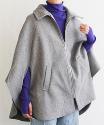 VENCEEXCHANGE | フェイクウールポンチョコート(ポンチョ)