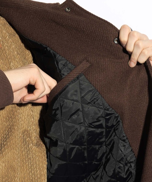 HARE（ハレ）の「【HARE×hxcyyd】ワッペンスタジャン(HARE)（スタジャン・メンズ・ブラウン/ブラック・SMALL/MEDIUM）」の19枚目の写真