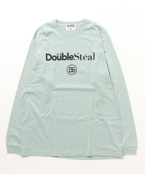 DOUBLE STEAL(ダブルスティール)の「DS & サークルロゴ 長袖Tシャツ(Tシャツ/カットソー・メンズ・ブラック/ライトグリーン/ホワイト・MEDIUM/LARGE/X-LARGE)」の3枚目の写真