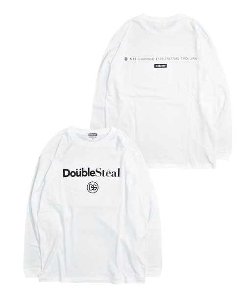 DOUBLE STEAL(ダブルスティール)の「DS & サークルロゴ 長袖Tシャツ(Tシャツ/カットソー・メンズ・ブラック/ライトグリーン/ホワイト・MEDIUM/LARGE/X-LARGE)」の2枚目の写真