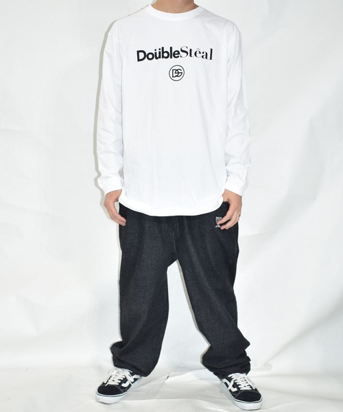DOUBLE STEAL(ダブルスティール)の「DS & サークルロゴ 長袖Tシャツ(Tシャツ/カットソー・メンズ・ブラック/ライトグリーン/ホワイト・MEDIUM/LARGE/X-LARGE)」の13枚目の写真