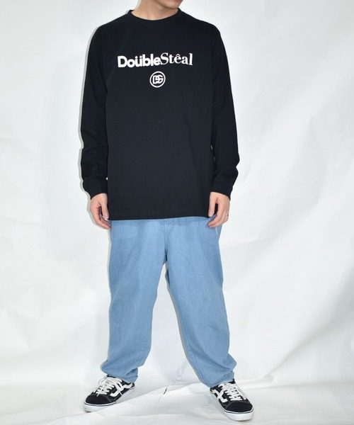 DOUBLE STEAL(ダブルスティール)の「DS & サークルロゴ 長袖Tシャツ(Tシャツ/カットソー・メンズ・ブラック/ライトグリーン/ホワイト・MEDIUM/LARGE/X-LARGE)」の22枚目の写真