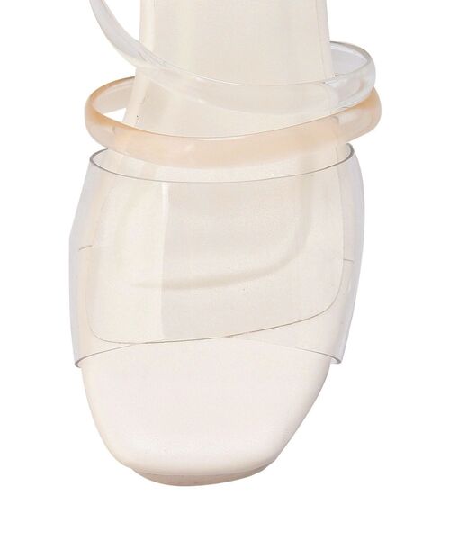 MERCURYDUO（マーキュリーデュオ）の「ウッド調クリアチューブウェッジサンダル（サンダル・レディース・ブラック/クリア/ブラウン/グレー・38/36）」の18枚目の写真