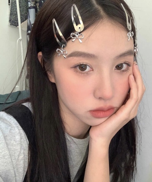 thbt ヘアピン ARCHIVER ヘアクリップ 「Bz」チャームスリーピン/ヘアピン ペア