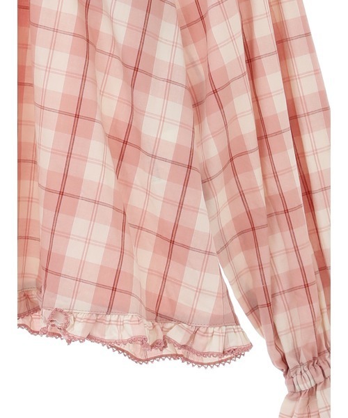 ピンクハウス　オリジナルチェックのブラウス PINK HOUSE（ピンクハウス） ブラウス シャツ オリジナルチェック