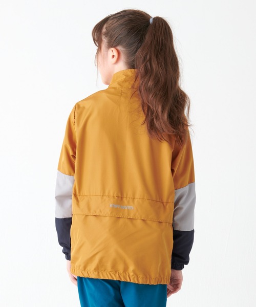 KRIFF MAYER Kid's Collection（クリフメイヤーキッズコレクション）の「バッグタブルジャケット（ナイロンジャケット・キッズ・チャコール/オレンジ/グレー/ブラウン・120/140/160/130/150/170）」の15枚目の写真
