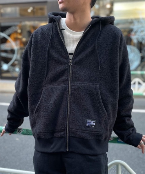 RVCA(ルーカ)の「RVCA メンズ 【AZUL】 RVCA×AZUL FAKE RVCA ZIP HOODIE パーカー【2023年秋冬モデル】/ルーカ×AZULコラボデザインバッグビッグプリントボラジップアップフーディ(パーカー・メンズ・ブラック/ホワイト・FREE)」の11枚目の写真