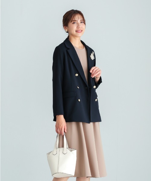 洗えて動けるワーママワンピ【手洗いできるハイストレッチジョーゼット