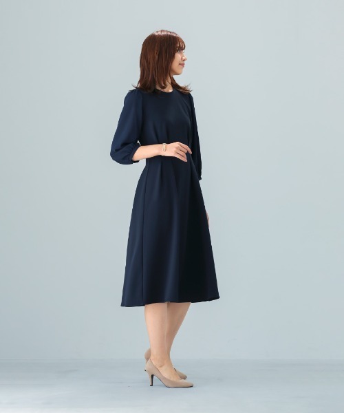 セール】洗えて動けるワーママワンピ【手洗いできるハイストレッチ