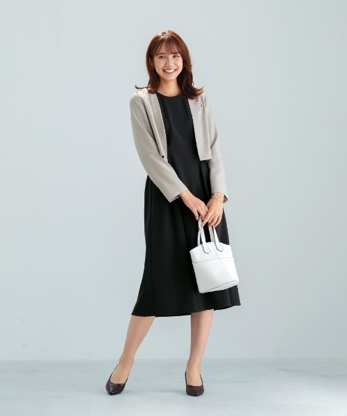 洗えて動けるワーママワンピ【手洗いできるハイストレッチジョーゼット