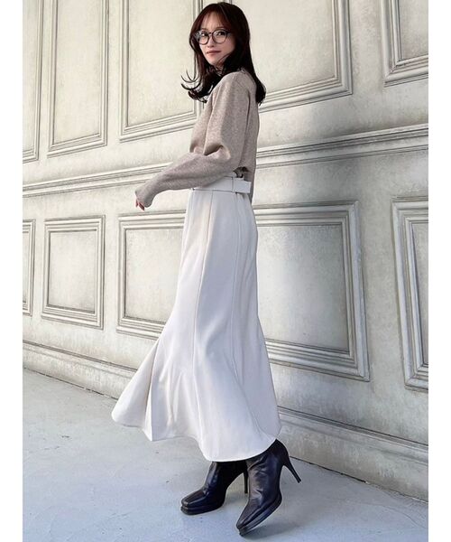 Lサイズ レディース服 コーデ売り まとめ売り 新品タグ付き マーメイドスカート バックルデザインマーメイドスカート[品番：MKSW0056422