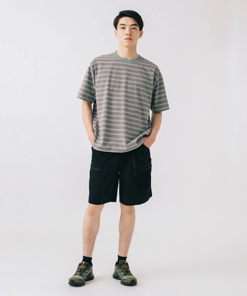 BEAMS HEART(ビームスハート)の「クイックドライ アクティブ ショーツ【吸水速乾・ストレッチ】(その他パンツ・メンズ・ブラック/ネイビー/オリーブ・LARGE/SMALL/MEDIUM)」の4枚目の写真
