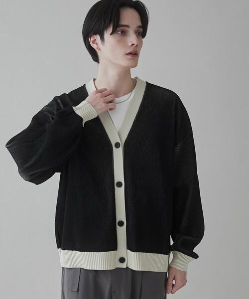 LUCY（ルーシー）の「LUCY/クリアライトリバーシブルカーディガン（カーディガン/ボレロ・メンズ・グレー/ダークグレー/ブラック/ホワイト・MEDIUM/LARGE）」の5枚目の写真