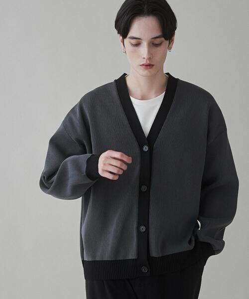 LUCY（ルーシー）の「LUCY/クリアライトリバーシブルカーディガン（カーディガン/ボレロ・メンズ・グレー/ダークグレー/ブラック/ホワイト・MEDIUM/LARGE）」の6枚目の写真