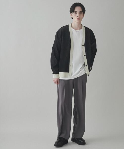 LUCY（ルーシー）の「LUCY/クリアライトリバーシブルカーディガン（カーディガン/ボレロ・メンズ・グレー/ダークグレー/ブラック/ホワイト・MEDIUM/LARGE）」の9枚目の写真