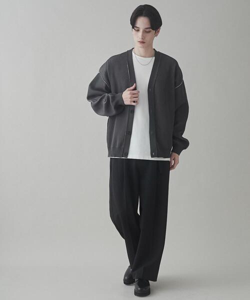 LUCY（ルーシー）の「LUCY/クリアライトリバーシブルカーディガン（カーディガン/ボレロ・メンズ・グレー/ダークグレー/ブラック/ホワイト・MEDIUM/LARGE）」の16枚目の写真