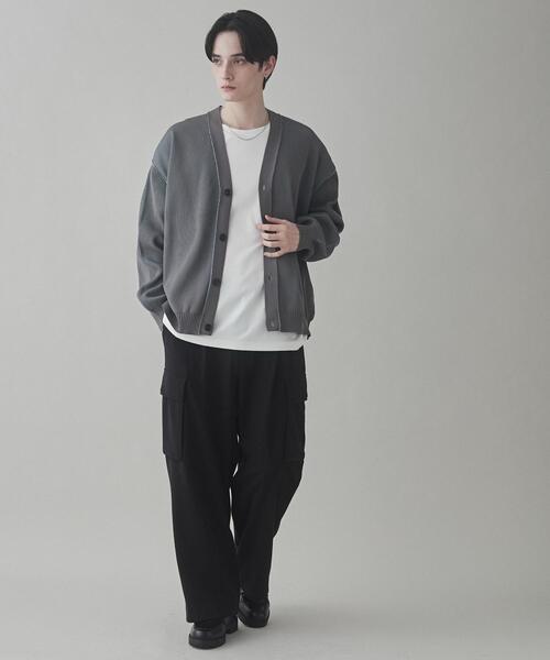 LUCY（ルーシー）の「LUCY/クリアライトリバーシブルカーディガン（カーディガン/ボレロ・メンズ・グレー/ダークグレー/ブラック/ホワイト・MEDIUM/LARGE）」の14枚目の写真