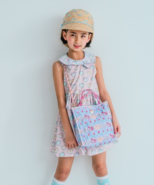 fafa(フェフェ)の「LOLA MAY | ストローハット(ハット・キッズ・ラベンダー/サックスブルー・MEDIUM/LARGE)」の5枚目の写真
