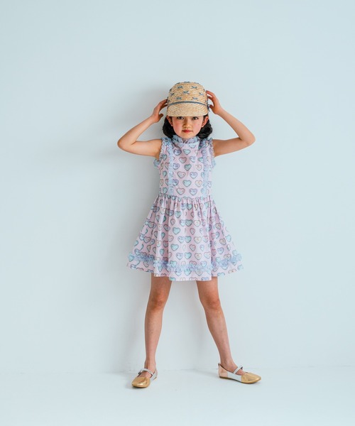 fafa(フェフェ)の「LOLA MAY | ストローハット(ハット・キッズ・ラベンダー/サックスブルー・MEDIUM/LARGE)」の7枚目の写真