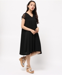 mystic | 袖メッシュワンピース(ワンピース)