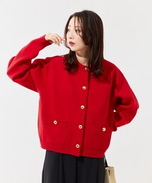 FREAK'S STORE（フリークスストア）の「限定展開　金ボタン ポケット カーデ（カーディガン）（カーディガン/ボレロ）」