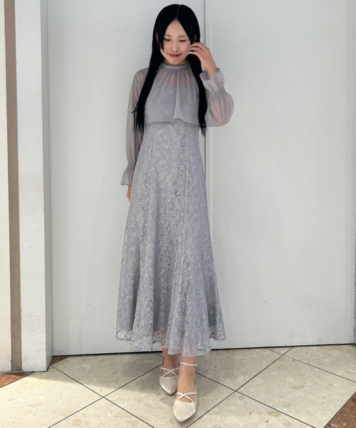 Cupid Heart（キューピッドハート）の「【Cupid Heart】結婚式用！3wayボレロマーメイドドレス（ドレス・レディース・ラベンダー/ブラック/イエロー系その他/ブラウン/グリーン/ブルーグレー/ベージュ・MEDIUM）」の19枚目の写真